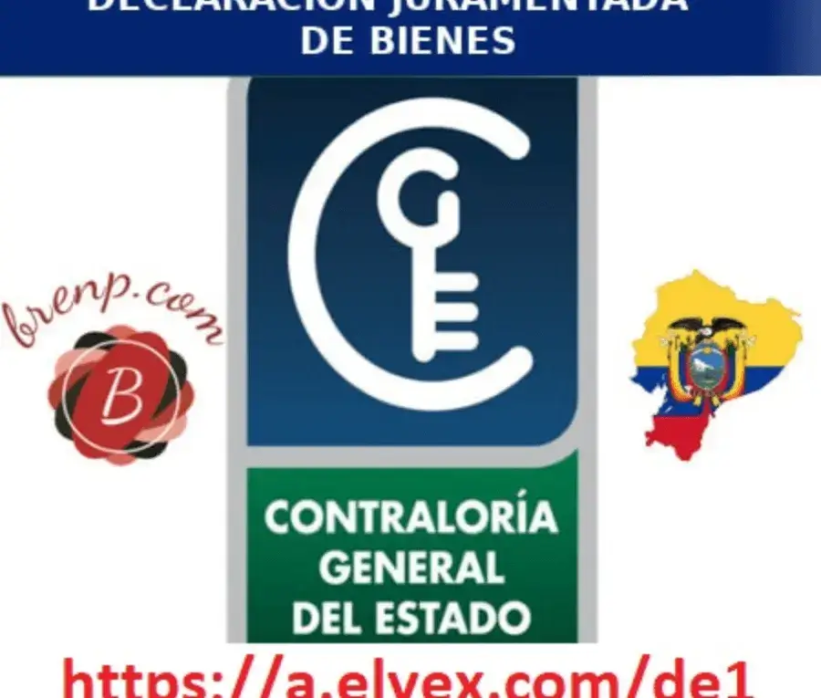 Declaración Juramentada de Bienes Contraloría General del Estado Ecuador