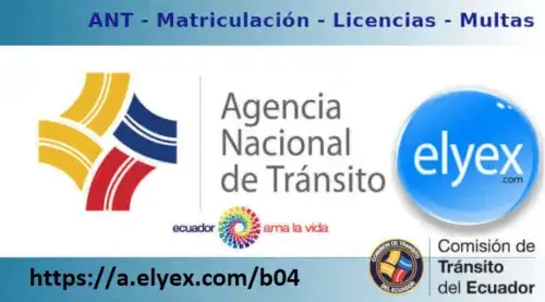 Vehículos Licencias Consulta multas ANT Ecuador Transito Puntos Citaciones