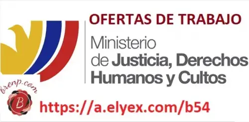 Ministerio de Justicia, Derechos Humanos y Cultos Vacantes Disponibles