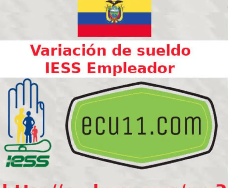 Variación de sueldo IESS Empleador Servicios en línea