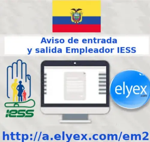 Aviso de Entrada y Salida Empleador IESS Servicio en Línea