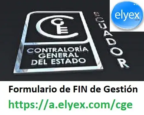 contraloria general del estado formulario fin de gestion