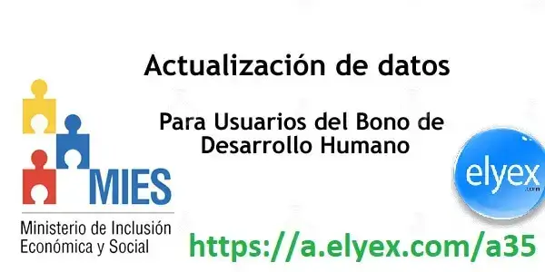 Actualización de Datos del Bono de Desarrollo Humano