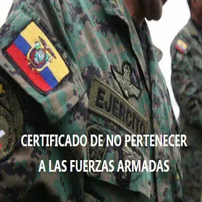 certificado fuerzas armadas ecuador