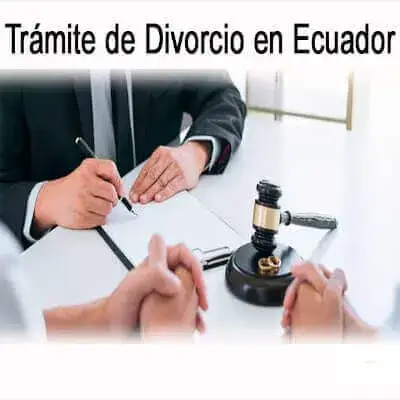 Trámite de divorcio
