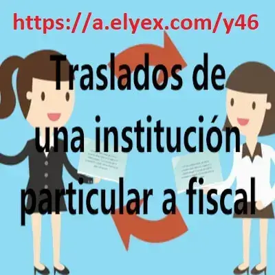 traslados una institución particular fiscal