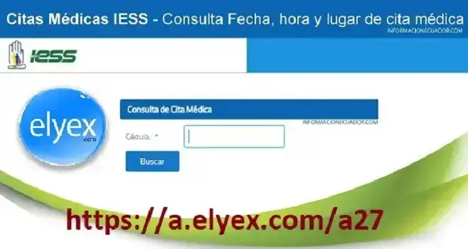 consulta citas medicas iess