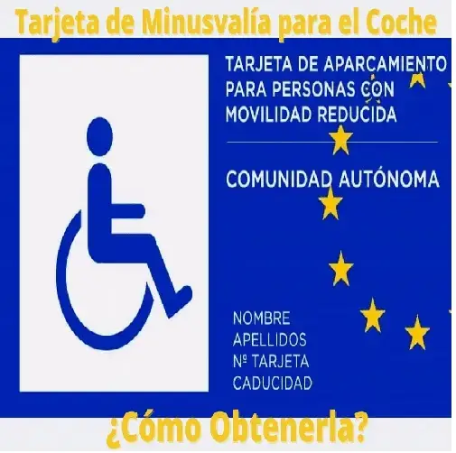 tarjeta para personas con movilidad reducida