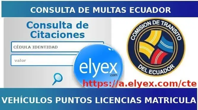 consulta multas ecuador licencia matricula