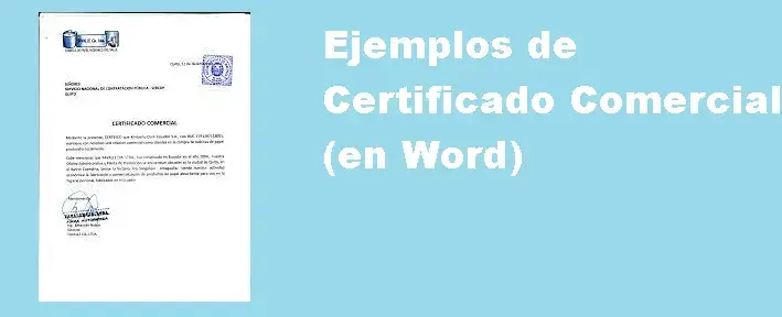 ejemplo certificado