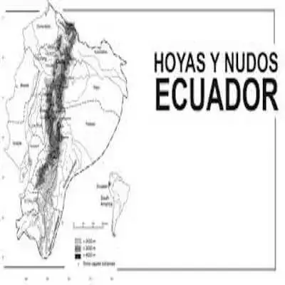 hoyas nudos ecuador ubicación nombres mapa