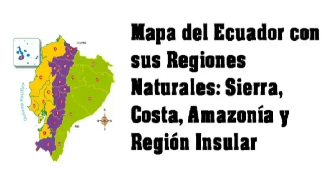 mapa ecuador regiones naturalesmapa ecuador regiones naturales