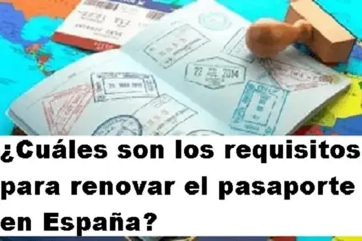 requisitos renovar pasaporte españa