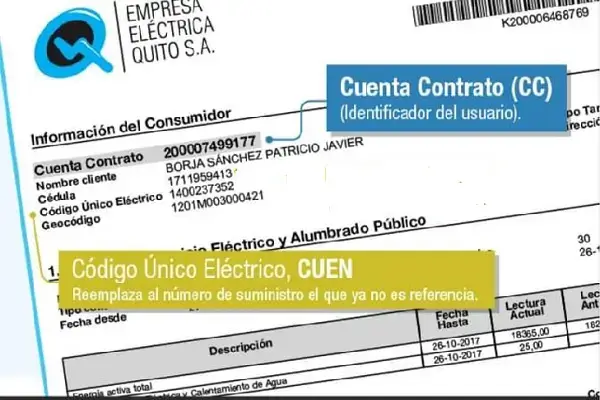 saber código único eléctrico