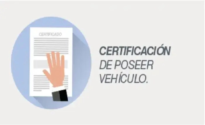 certificacion poseer vehiculo ecuador