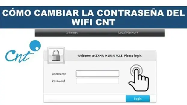 cambiar clave wifi cnt