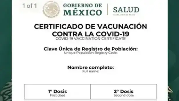 certificado vacunacion covid mexico