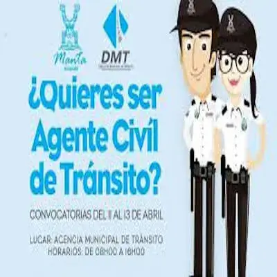 Inscripciones Agentes Civiles de Tránsito DTM Manta