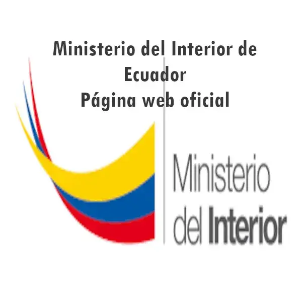 Ministerio del Interior de Ecuador Página web oficial
