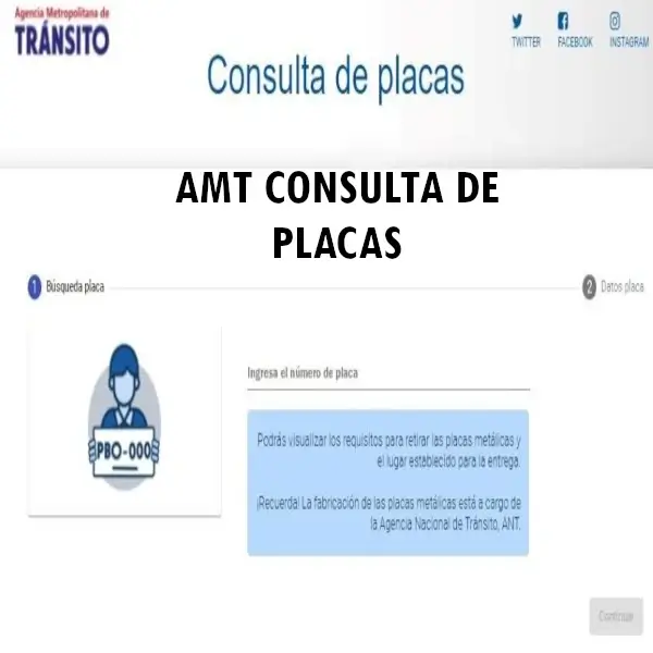 AMT Consulta de placas Ecuador