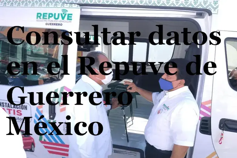 Consultar datos en el Repuve de Guerrero México