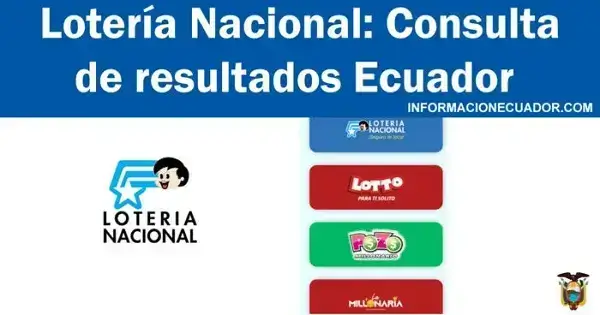 Consultar resultados Lotería Nacional Ecuador