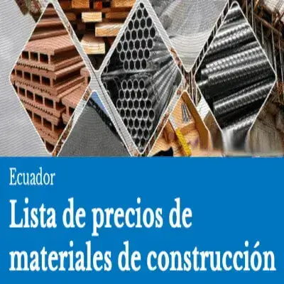 Precios de materiales de construcción en Ecuador
