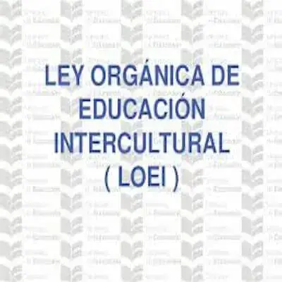 Ley Orgánica de Educación Intercultural Ecuador LOEI