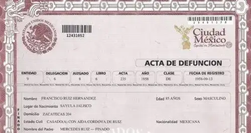 Tramitar el Certificado de defunción en México