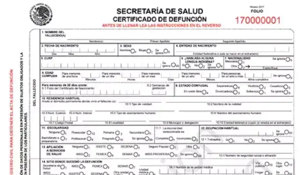 ¿Cómo obtener un certificado de defunción España?