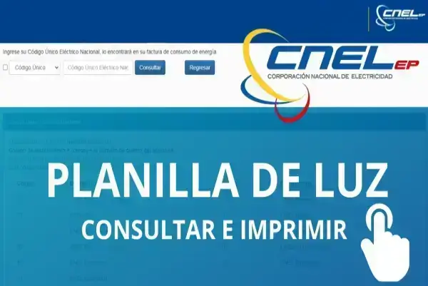 Consultar Planilla de Luz de CNEL en Guayaquil